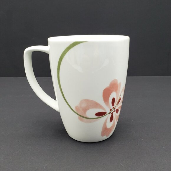 Corelle Pretty Pink Mugs Corning Pink Floral Porcelain Mugs - Picture 7 of 8